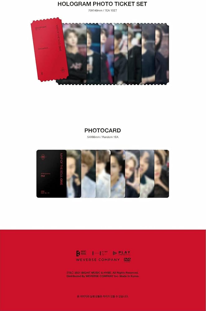 K-POP・アジア MAP OF THE SOUL ONE 2025 FESTA] BTS MAP OF THE SOUL ON:E DC + Instant Photo Set